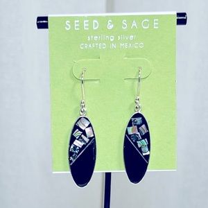 Seed & Sage new Sterling Silver & Abalone Shell Earrings